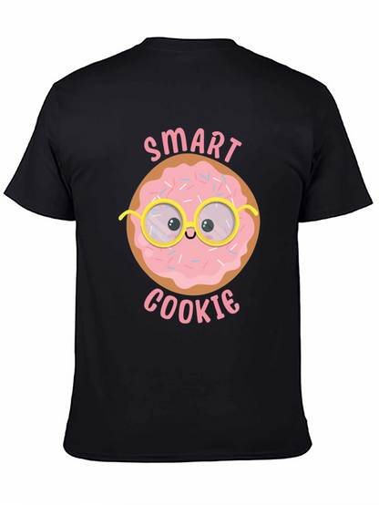 Camiseta Negra Smart Cookie para Hombre