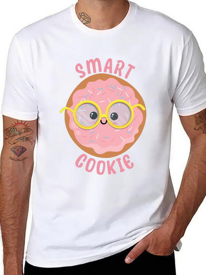 Camiseta Negra Smart Cookie para Hombre