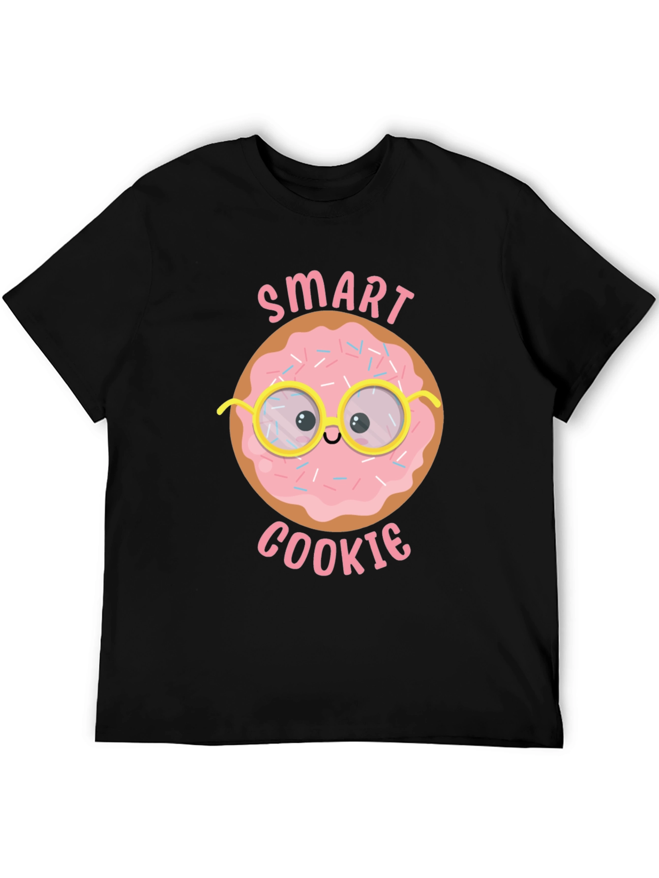 Camiseta Negra Smart Cookie para Hombre