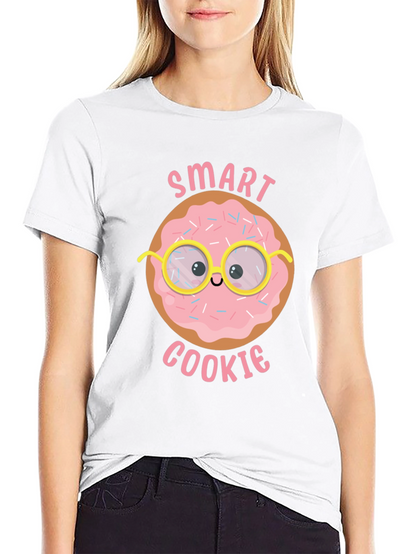 Camiseta Negra Smart Cookie para Hombre