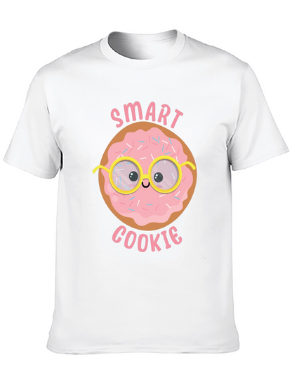 Camiseta Negra Smart Cookie para Hombre