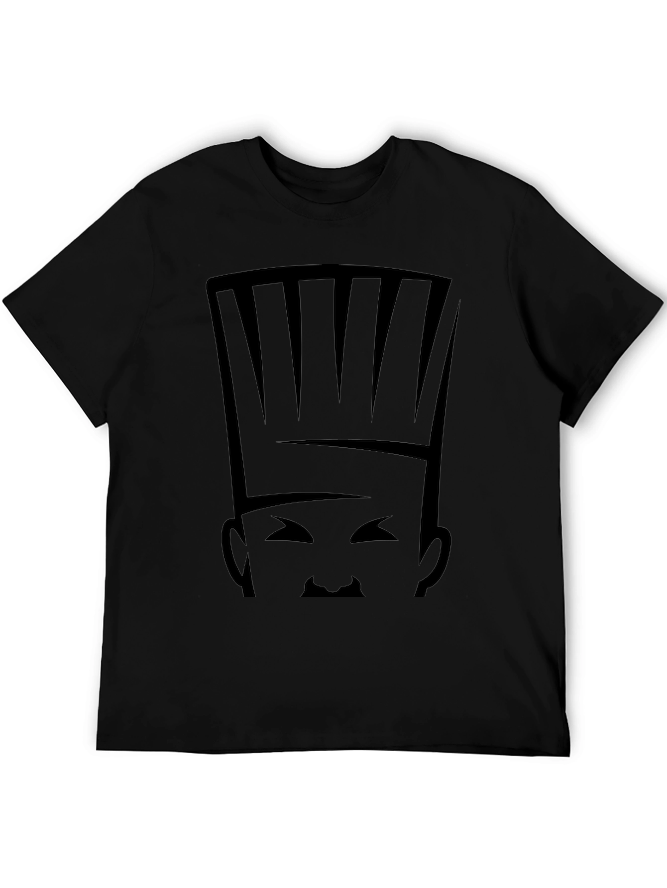 Camiseta Negra Chef Abstracto para Hombre