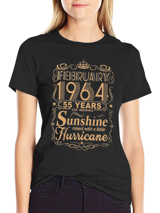 Camiseta Febrero 1964 Vintage Cumpleaños