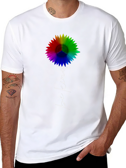 Camiseta Negra Girasol Sé Amable