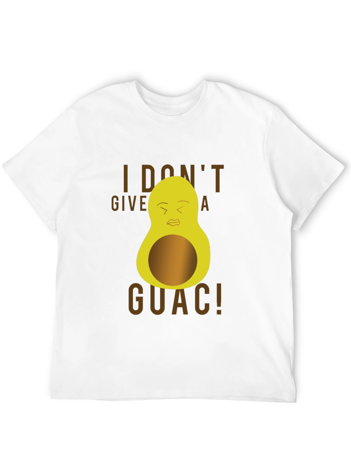 Camiseta Negra con Diseño de Aguacate Guacamole