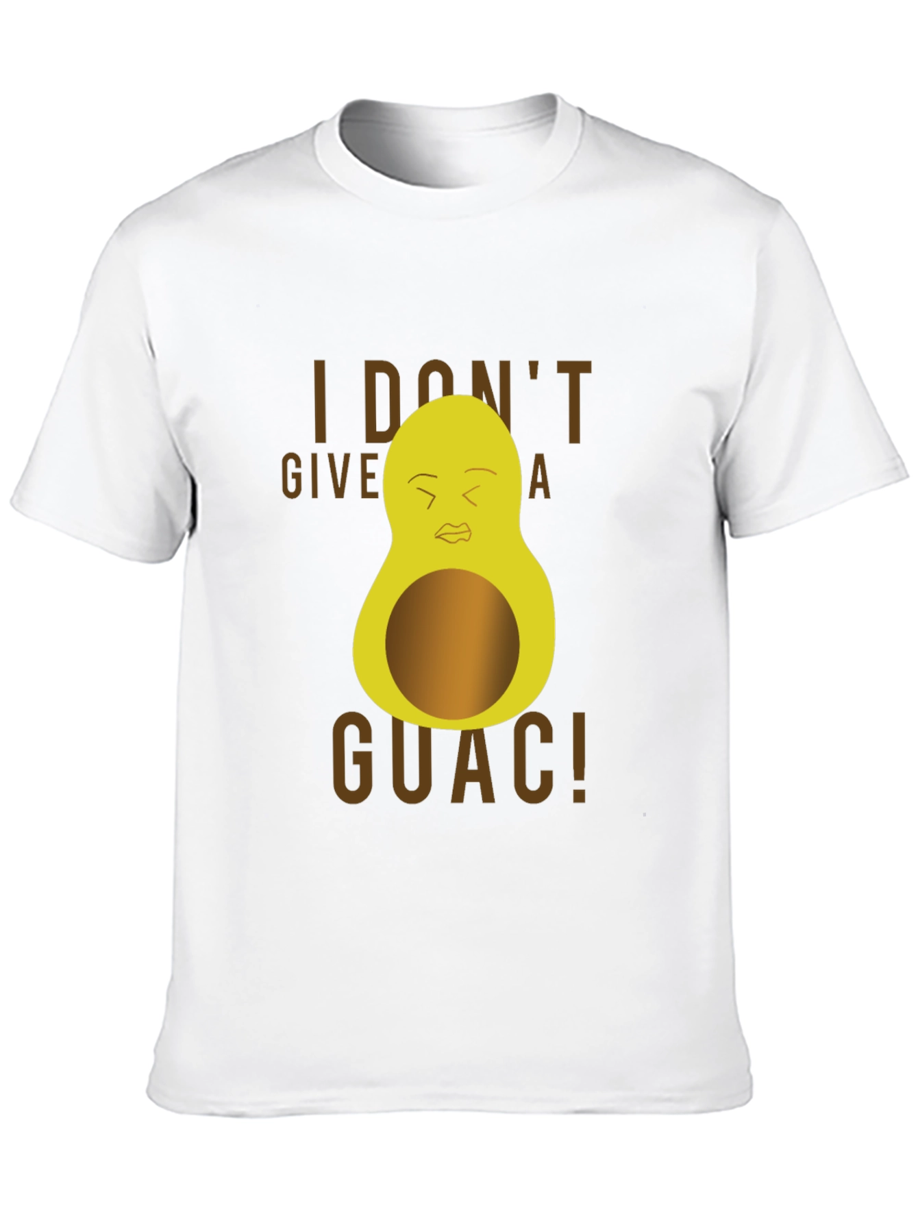 Camiseta Negra con Diseño de Aguacate Guacamole