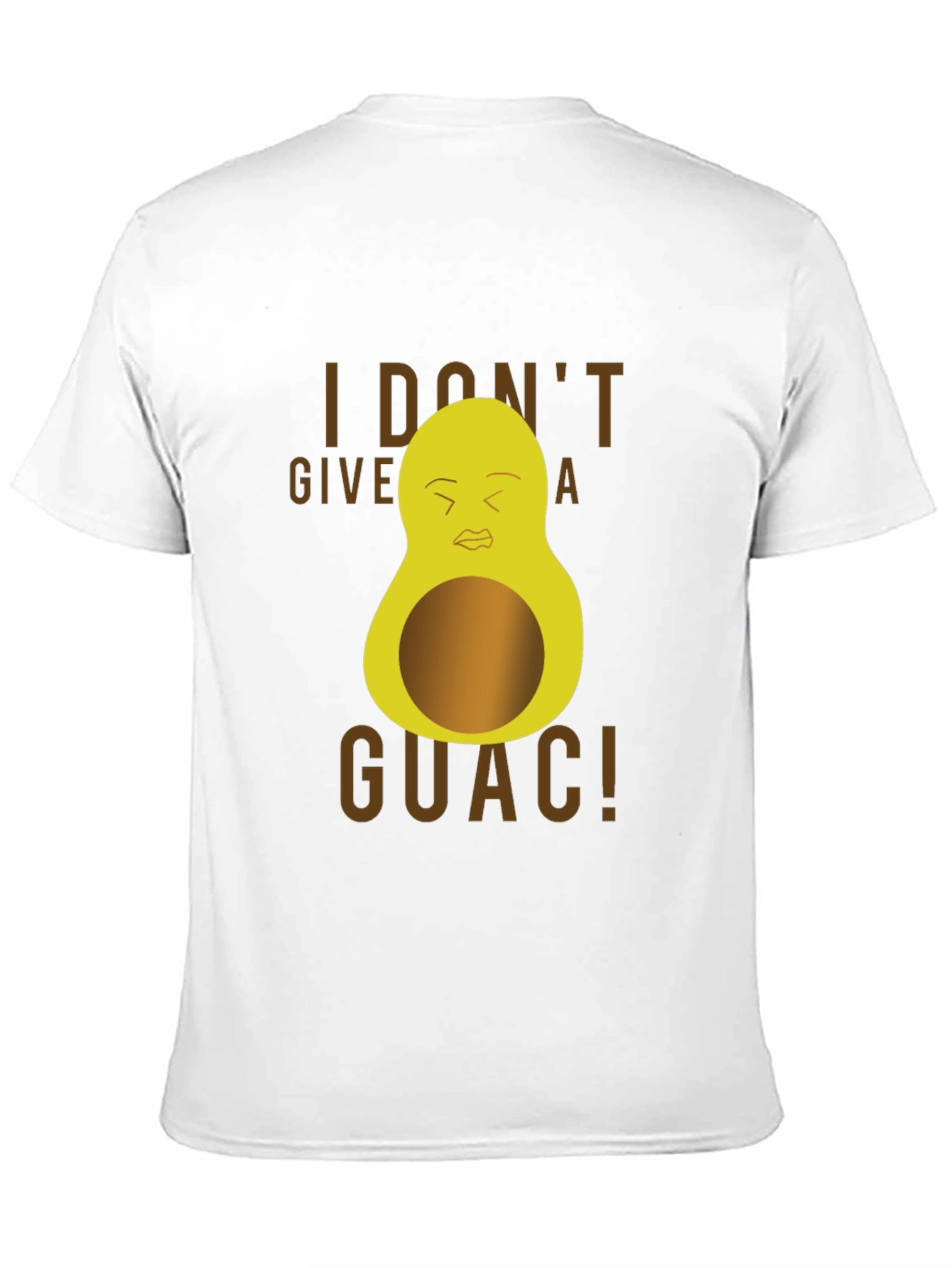 Camiseta Negra con Diseño de Aguacate Guacamole