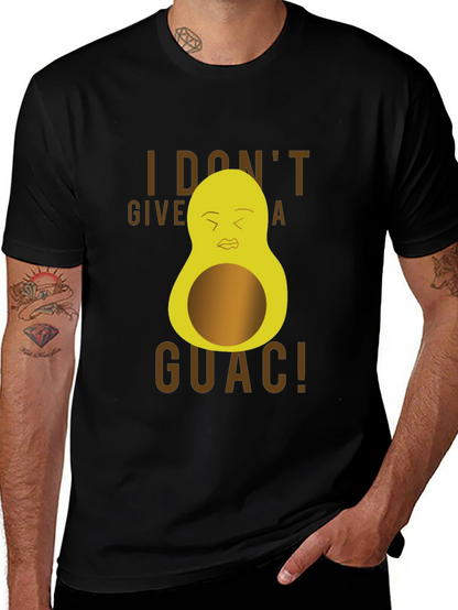 Camiseta Negra con Diseño de Aguacate Guacamole