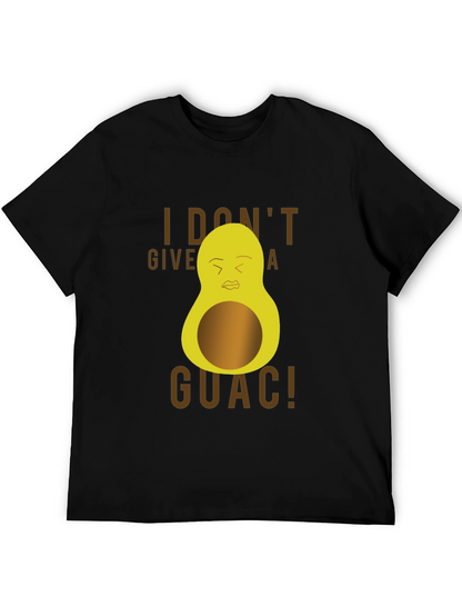Camiseta Negra con Diseño de Aguacate Guacamole