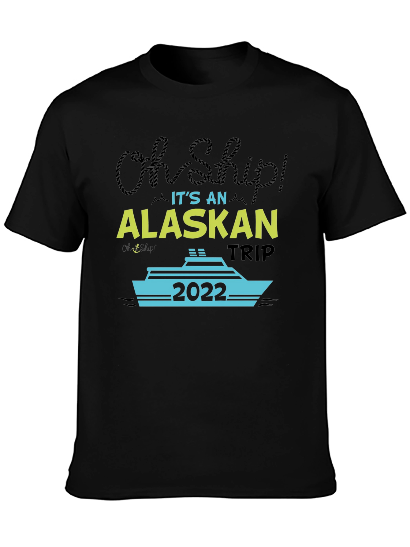 Camiseta Negra Crucero Alaska 2022