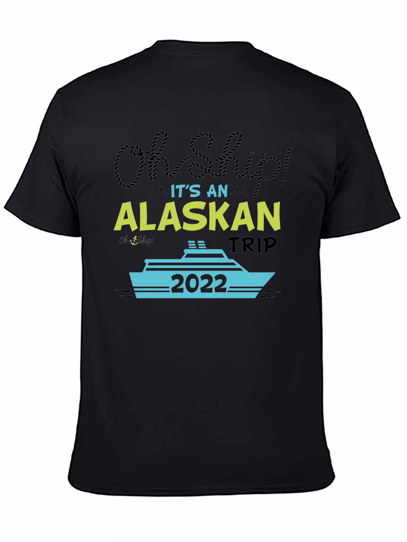 Camiseta Negra Crucero Alaska 2022