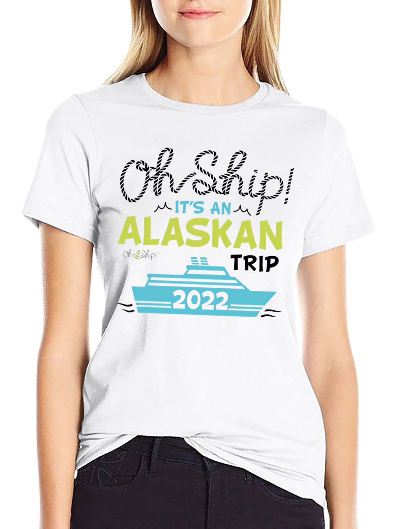 Camiseta Negra Crucero Alaska 2022