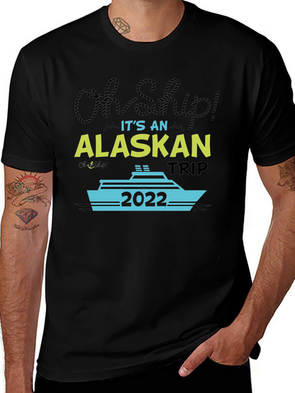 Camiseta Negra Crucero Alaska 2022