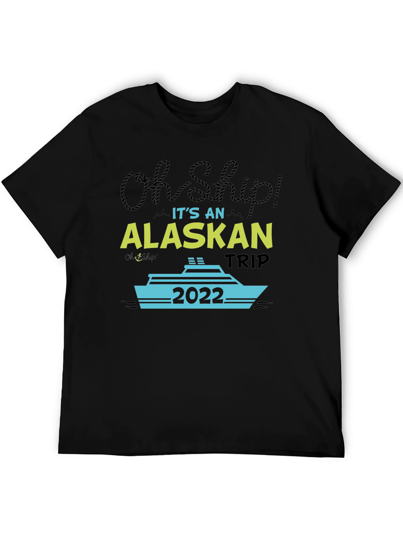 Camiseta Negra Crucero Alaska 2022