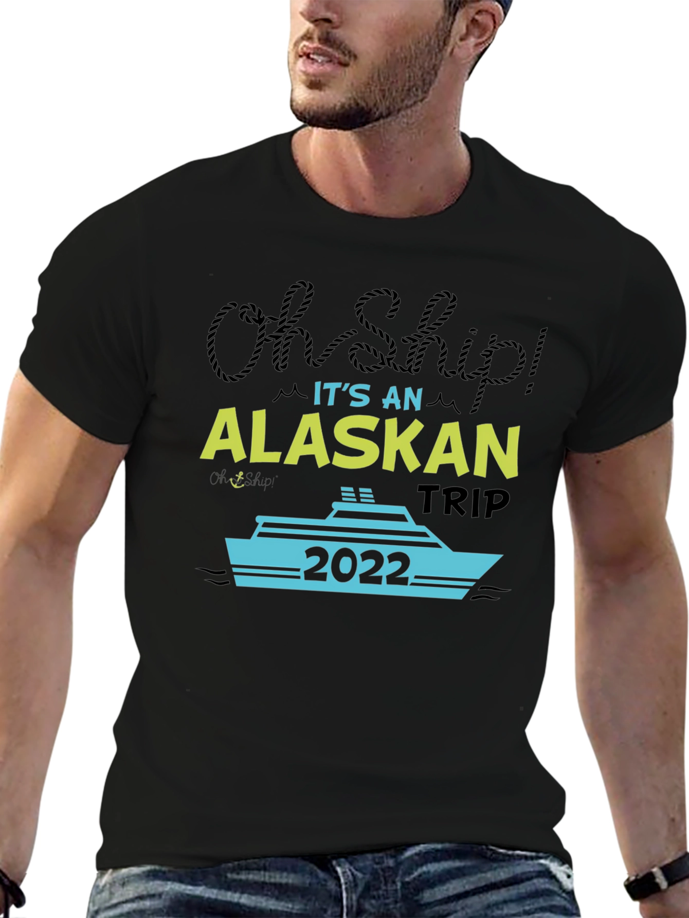 Camiseta Negra Crucero Alaska 2022