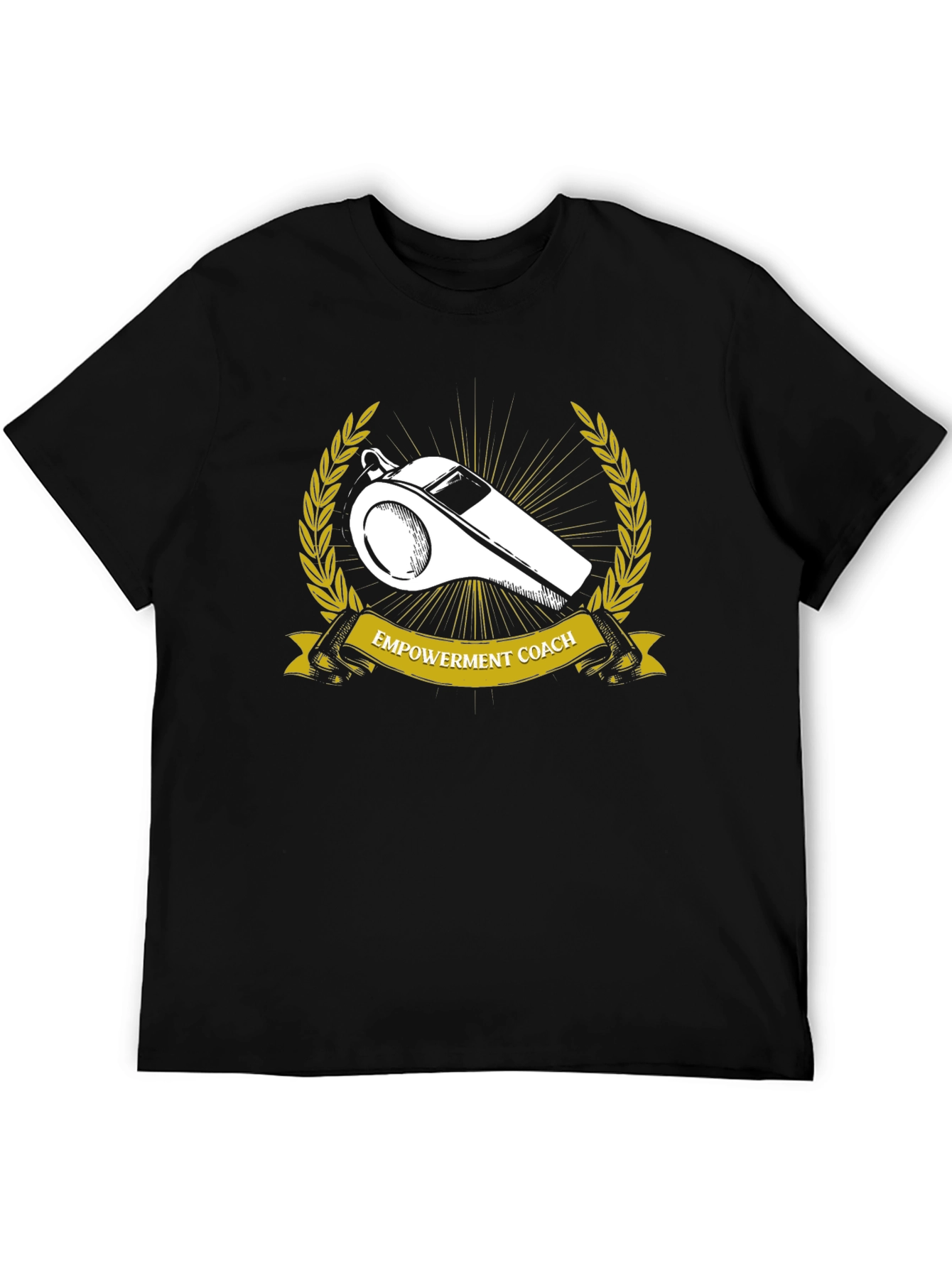 Camiseta Negra: Entrenador de Empoderamiento