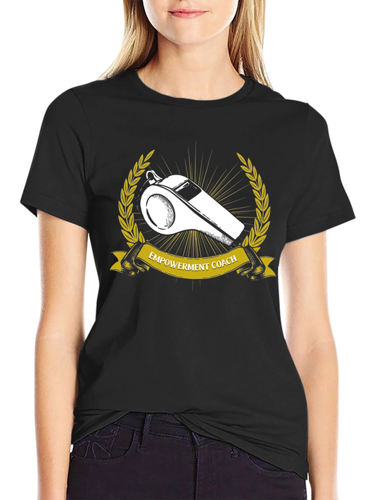 Camiseta Negra: Entrenador de Empoderamiento