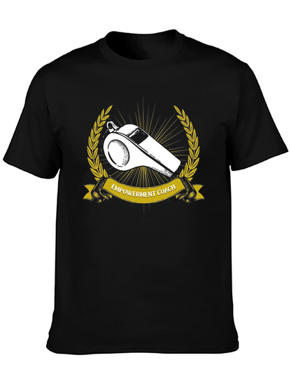 Camiseta Negra: Entrenador de Empoderamiento