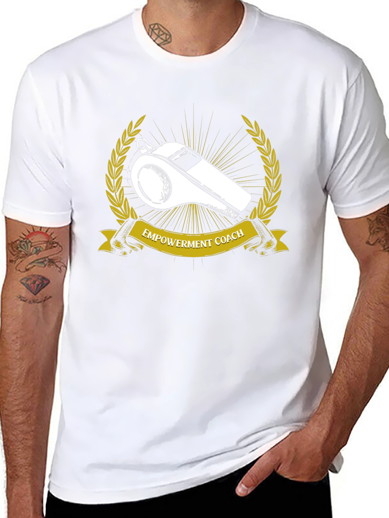 Camiseta Negra: Entrenador de Empoderamiento