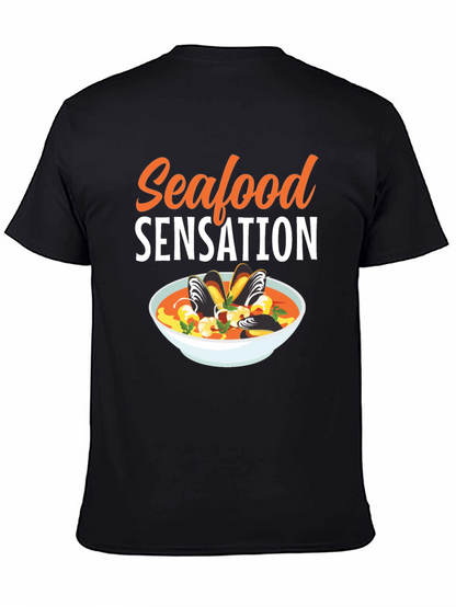 Camiseta Negra Seafood Sensation