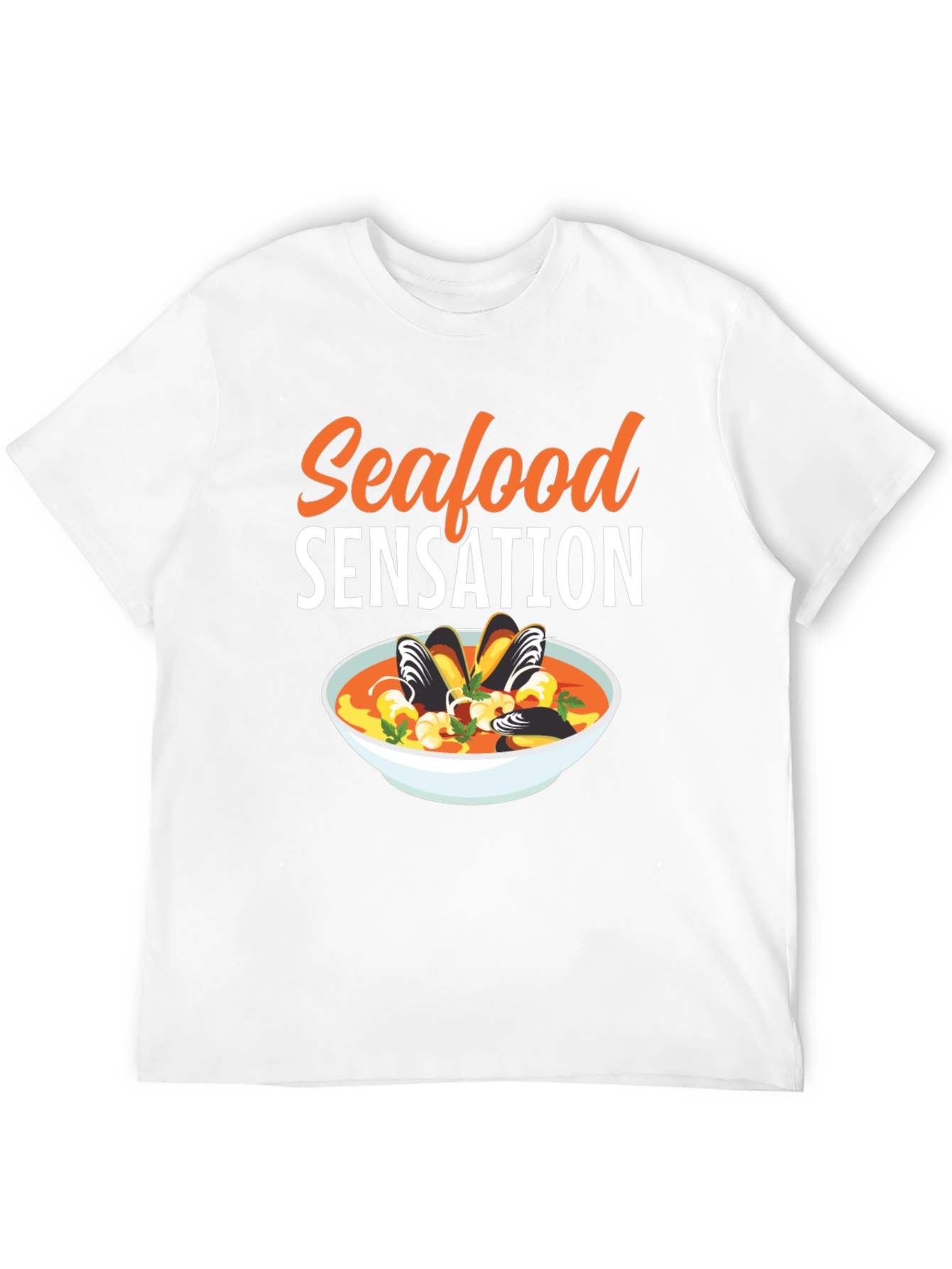 Camiseta Negra Seafood Sensation