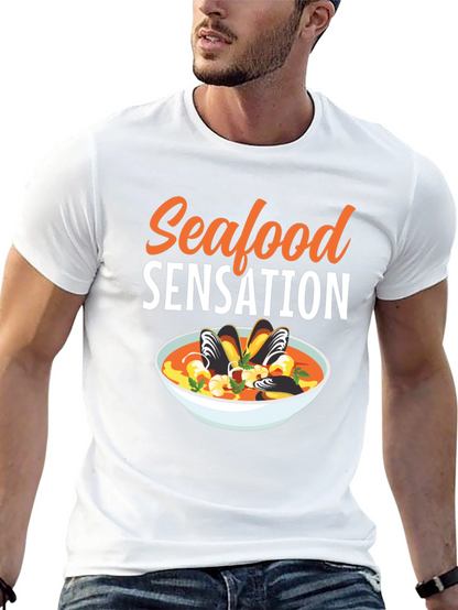 Camiseta Negra Seafood Sensation