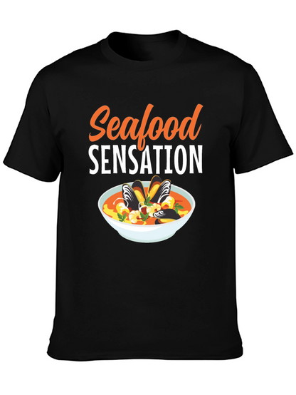 Camiseta Negra Seafood Sensation