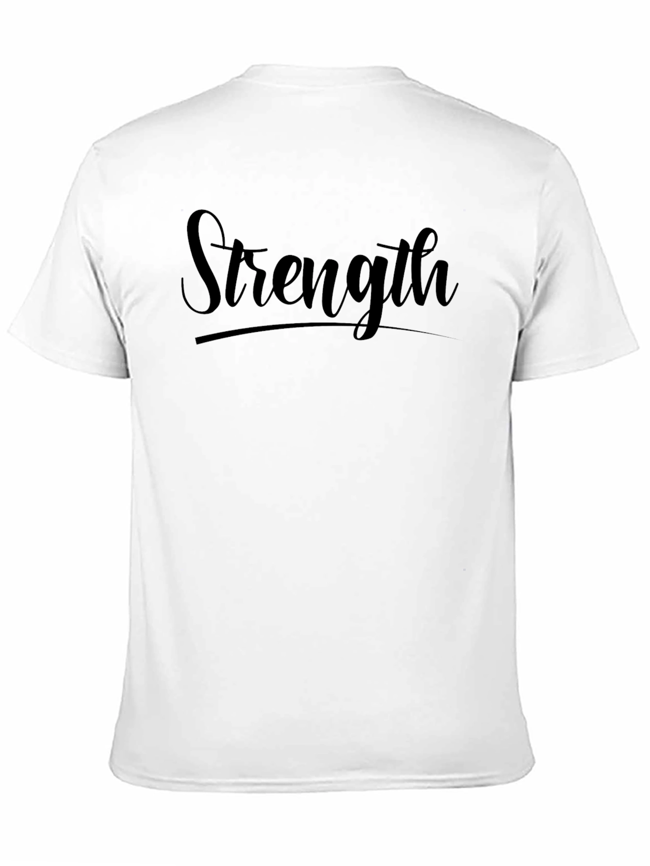 Camiseta Negra Strength para Hombre