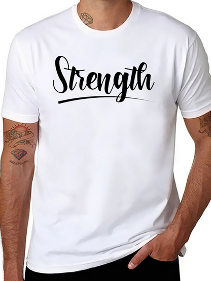 Camiseta Negra Strength para Hombre