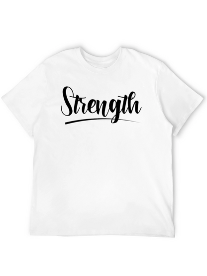 Camiseta Negra Strength para Hombre