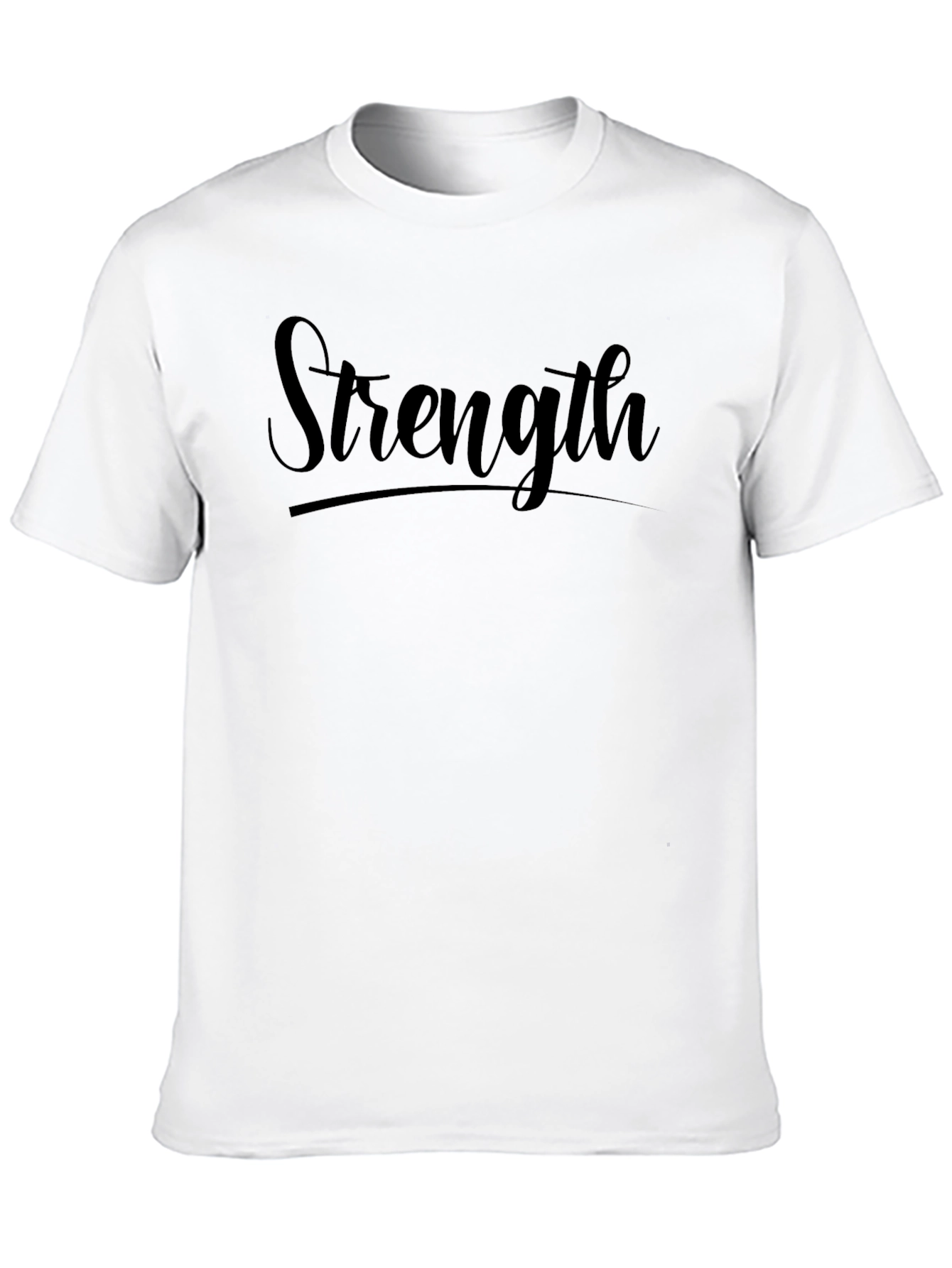Camiseta Negra Strength para Hombre