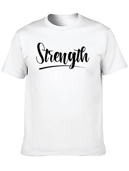 Camiseta Negra Strength para Hombre