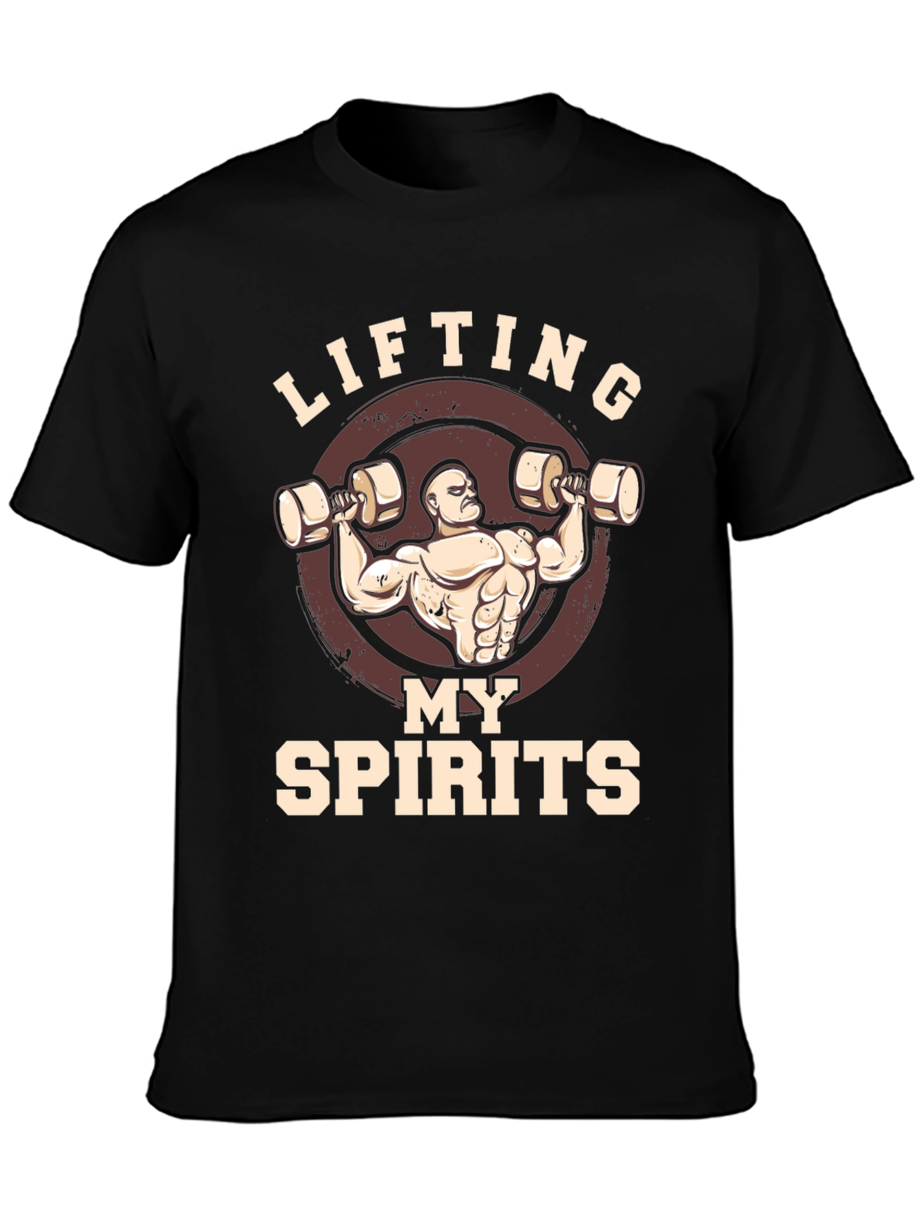 Camiseta Negra Lifting My Spirits