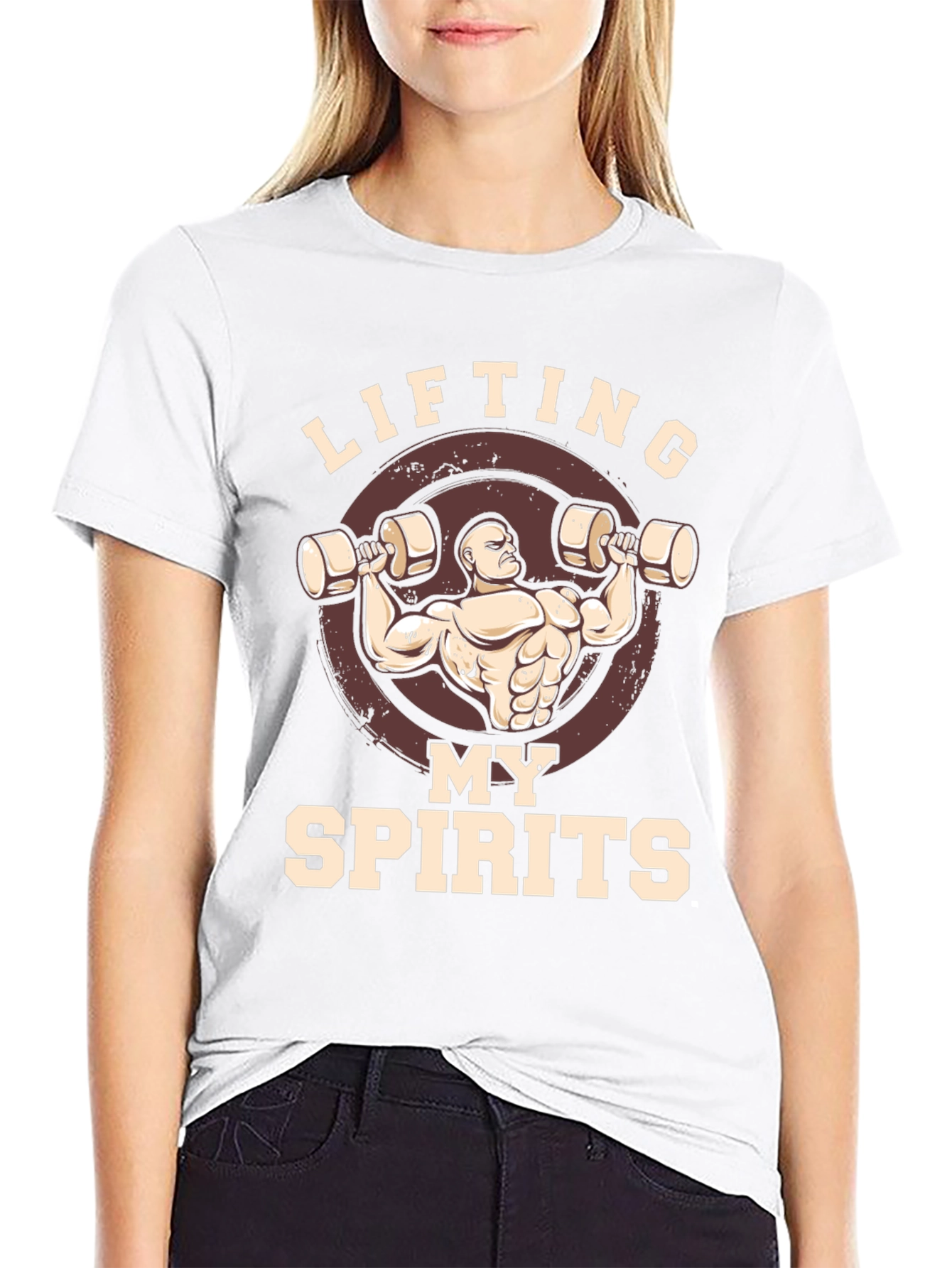 Camiseta Negra Lifting My Spirits