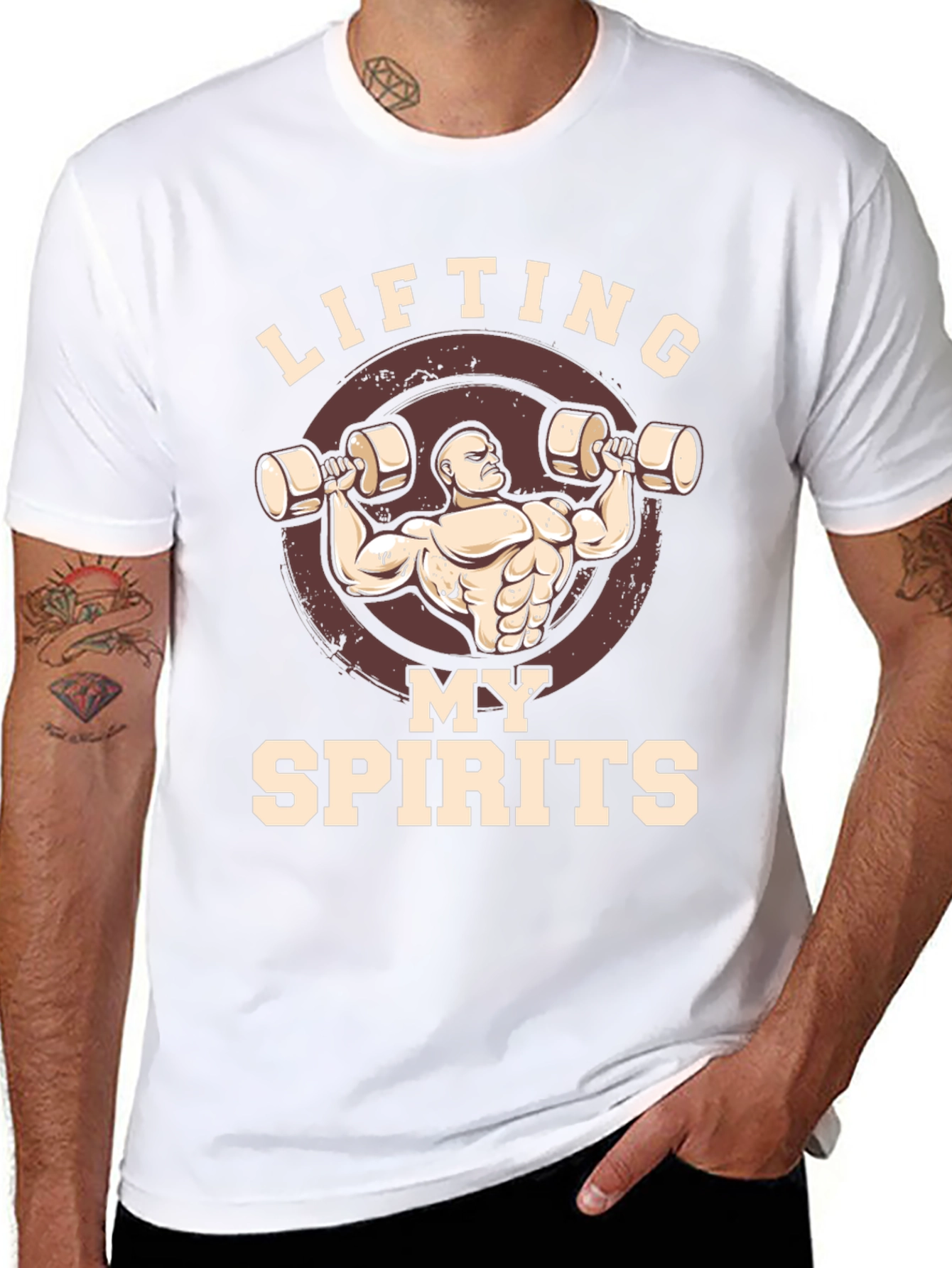Camiseta Negra Lifting My Spirits