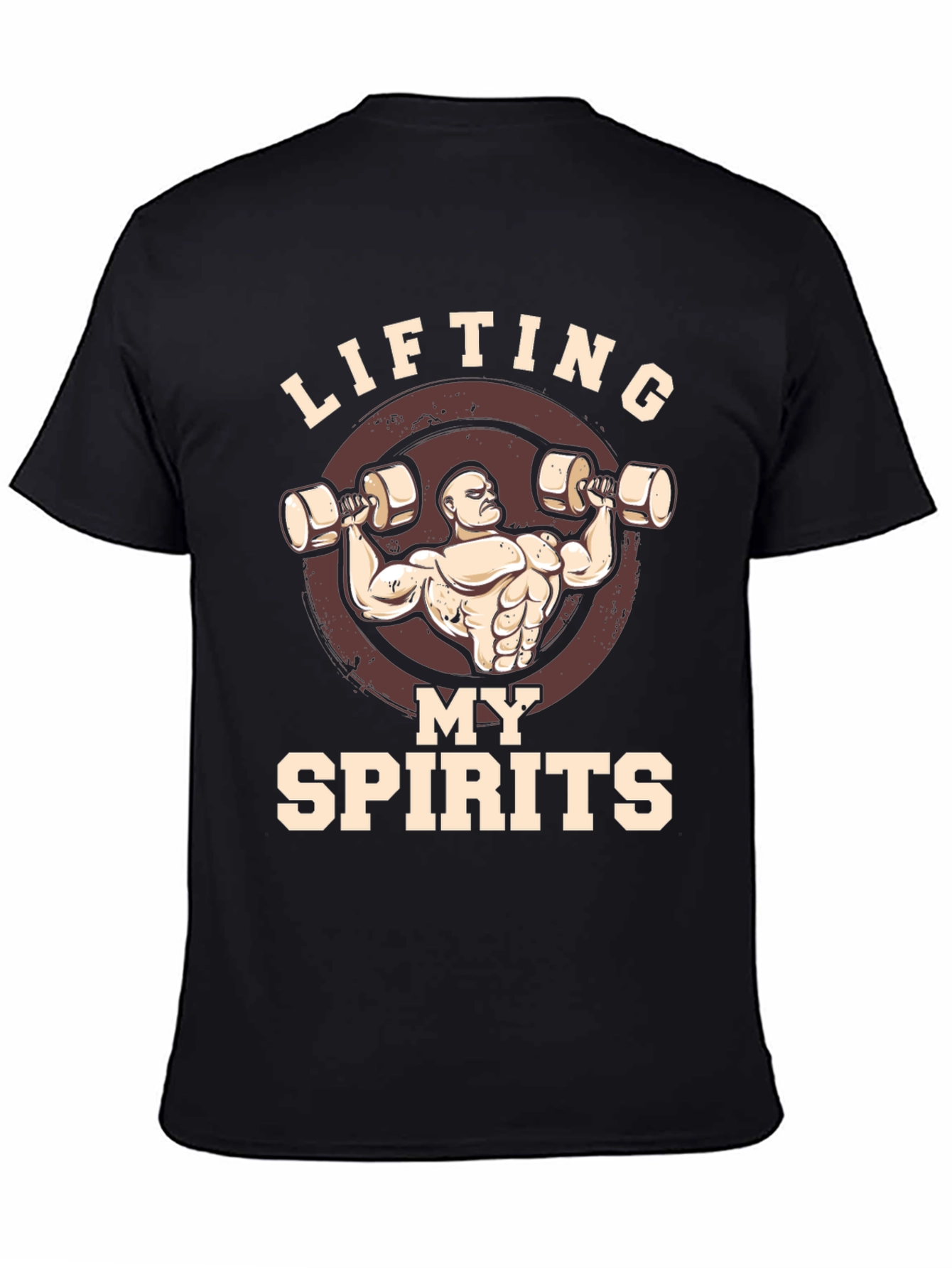 Camiseta Negra Lifting My Spirits