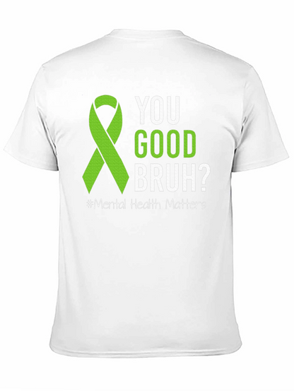 Camiseta ¿Estás bien hermano? Con cinta de salud mental