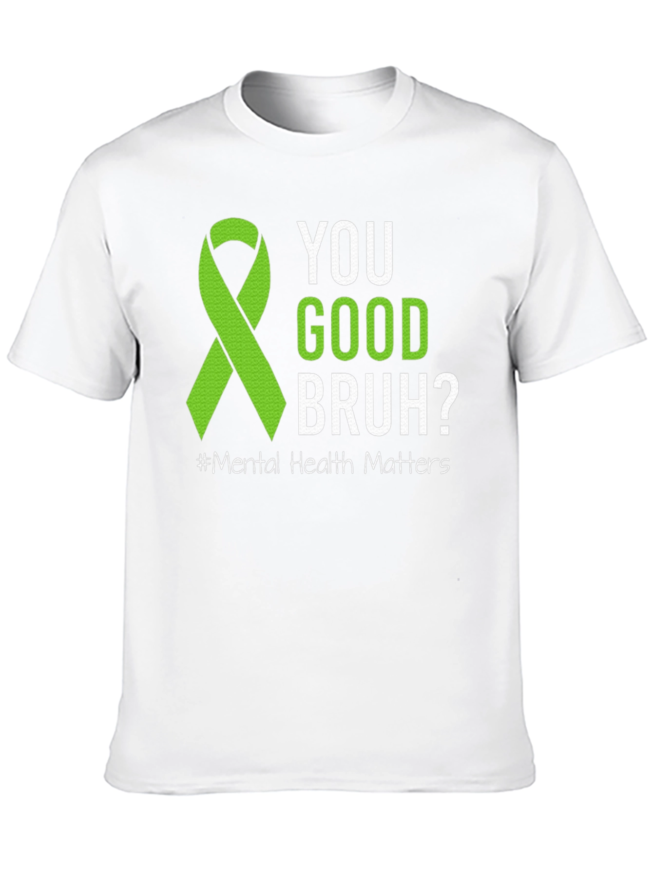 Camiseta ¿Estás bien hermano? Con cinta de salud mental