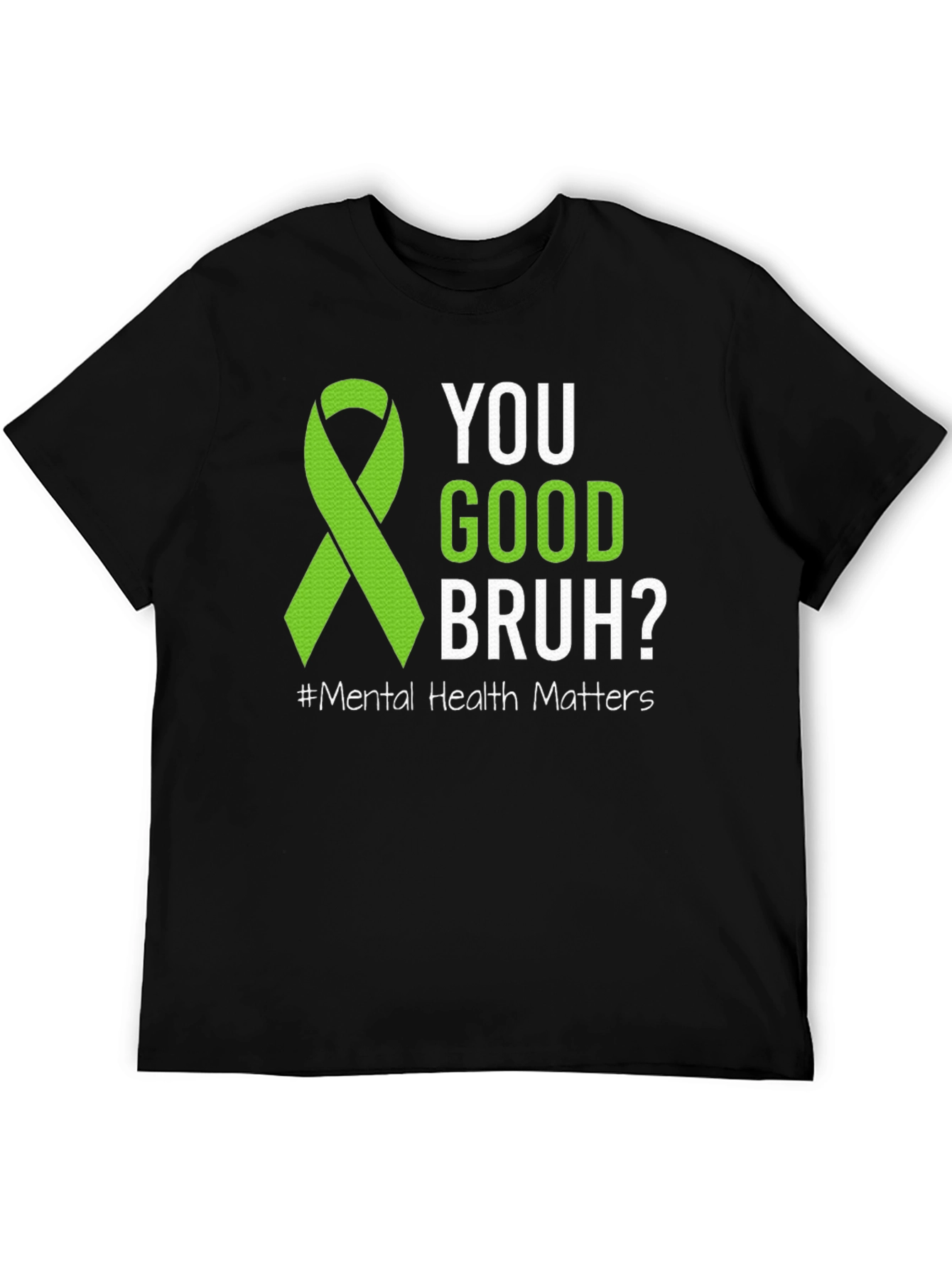 Camiseta ¿Estás bien hermano? Con cinta de salud mental