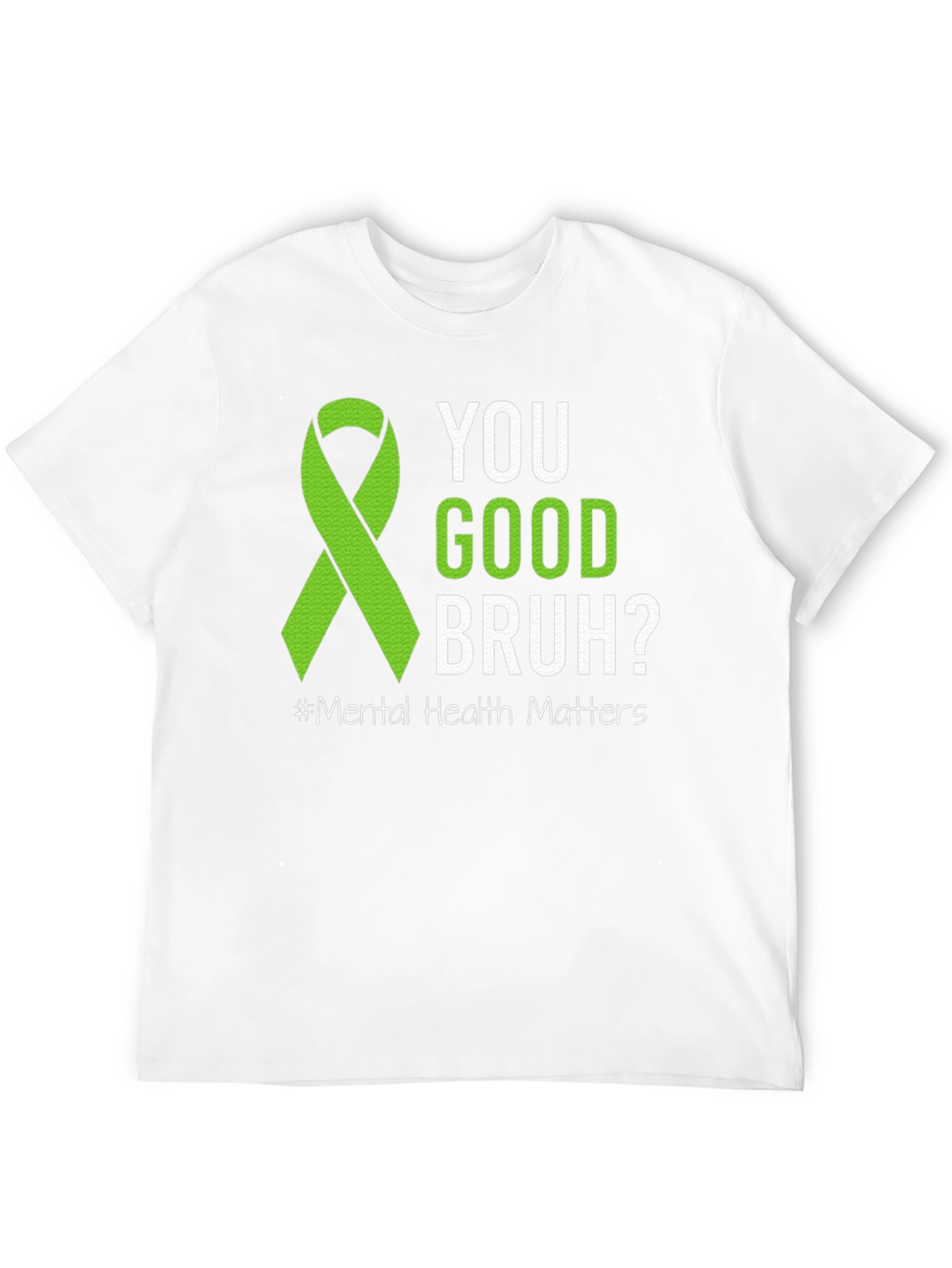 Camiseta ¿Estás bien hermano? Con cinta de salud mental