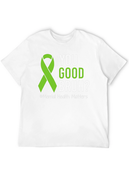 Camiseta ¿Estás bien hermano? Con cinta de salud mental