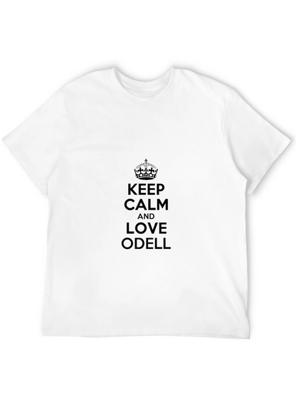 Camiseta Negra Keep Calm and Love Odell