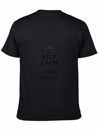 Camiseta Negra Keep Calm and Love Odell
