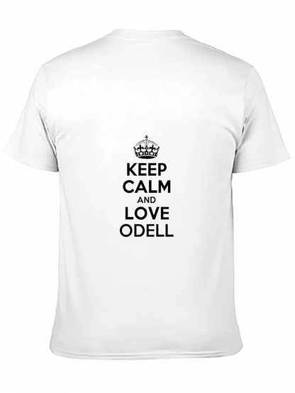 Camiseta Negra Keep Calm and Love Odell