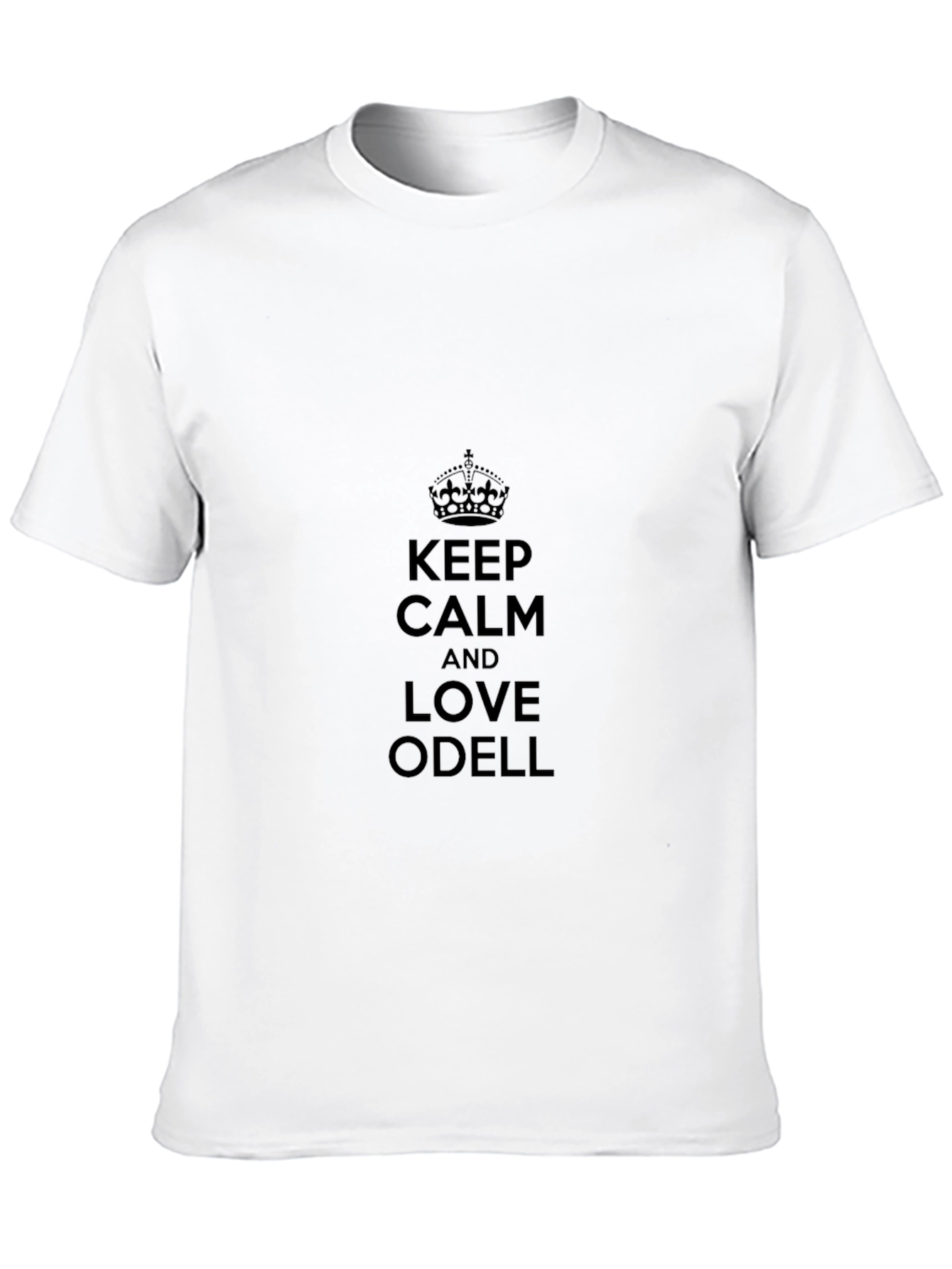 Camiseta Negra Keep Calm and Love Odell