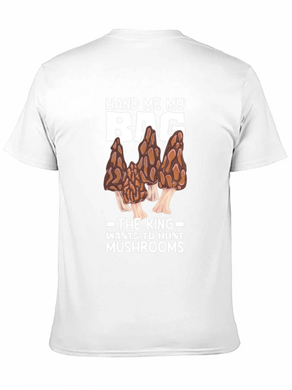 Camiseta Negra: El Rey Caza Setas