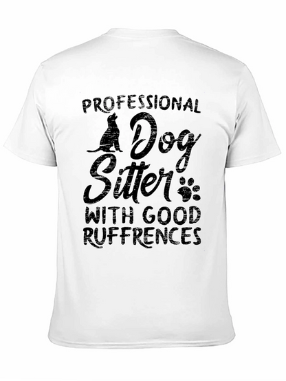 Camiseta Negra Unisex - Profesional Dog Sitter