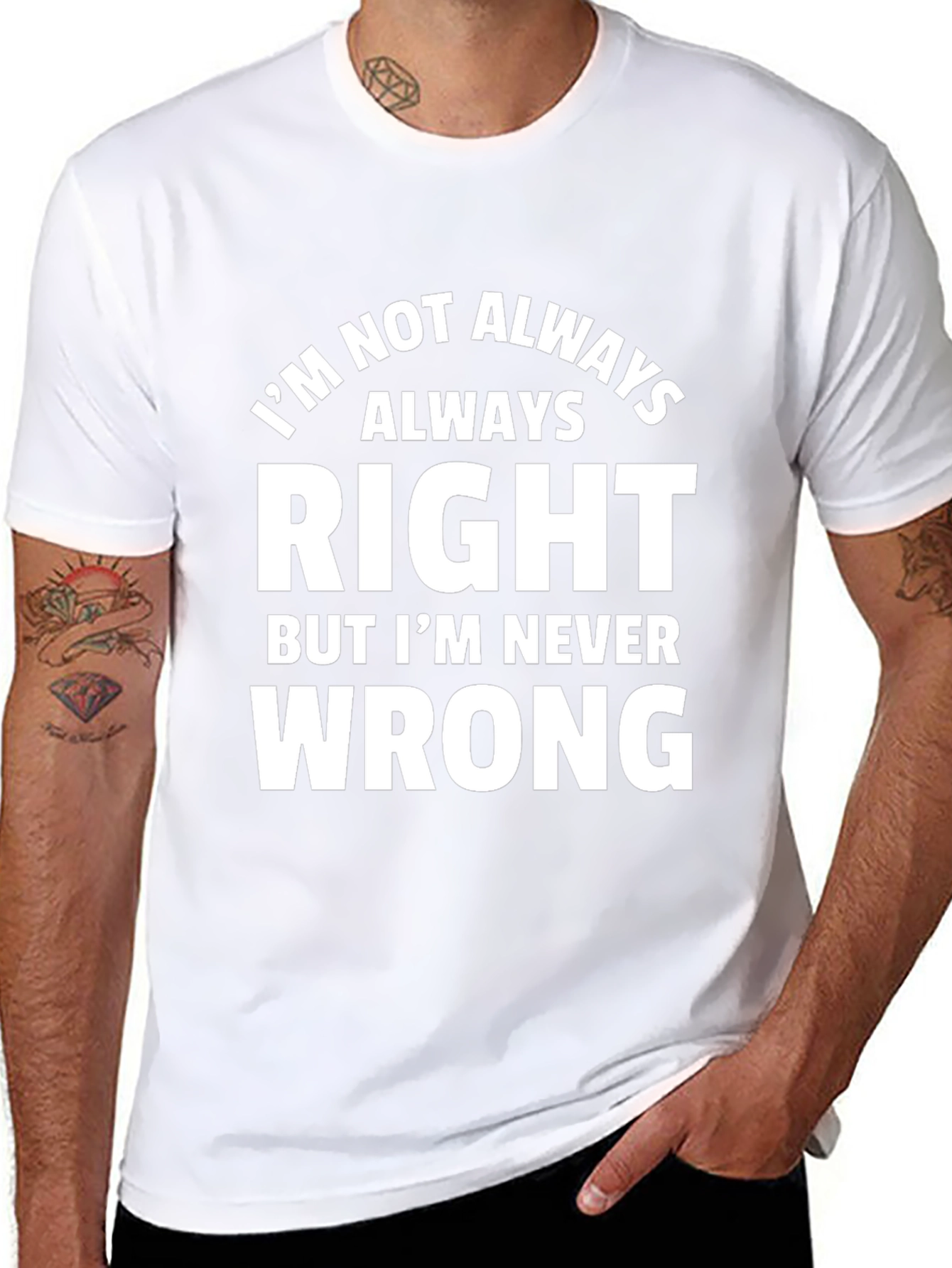 Camiseta Hombre: Siempre Tengo Razón Humor