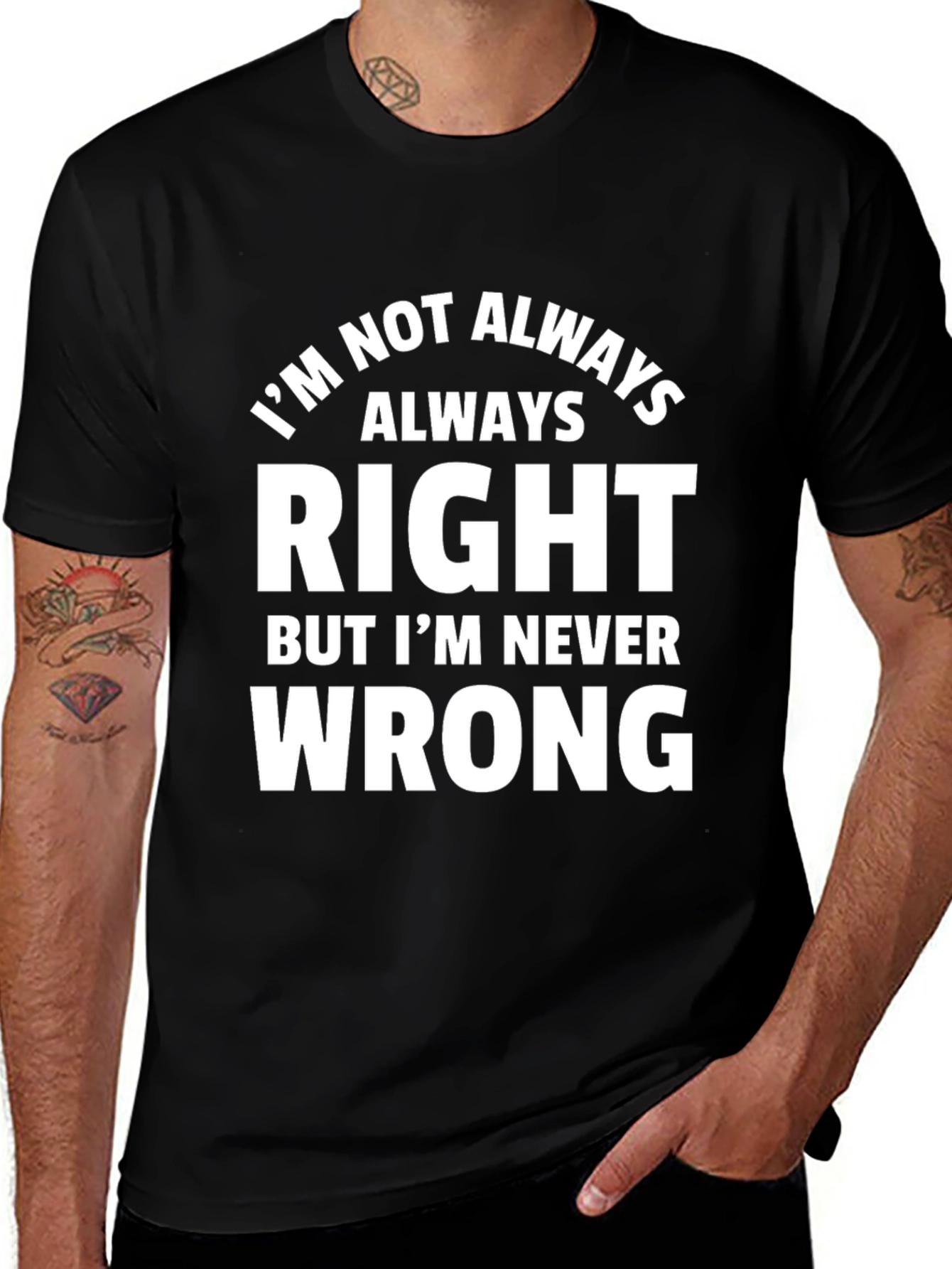 Camiseta Hombre: Siempre Tengo Razón Humor