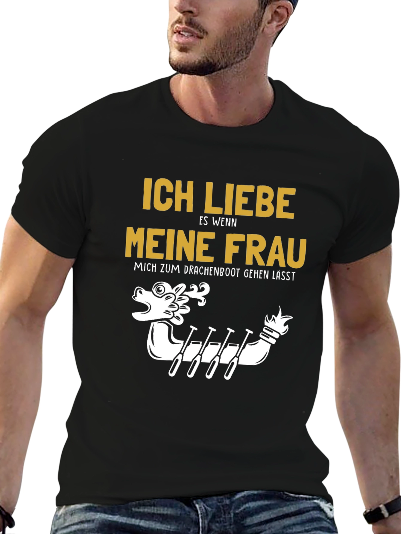 Camiseta Hombre Ich Liebe Meine Frau